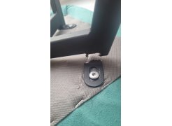 Стул на металлокаркасе Чилли синяя ткань / белый фото покупателя 341