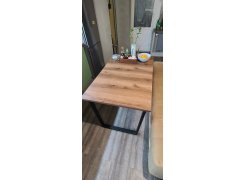 Деревянный стол Лота Лофт 120(160)х75 черный матовый / бетон светлый фото покупателя 348