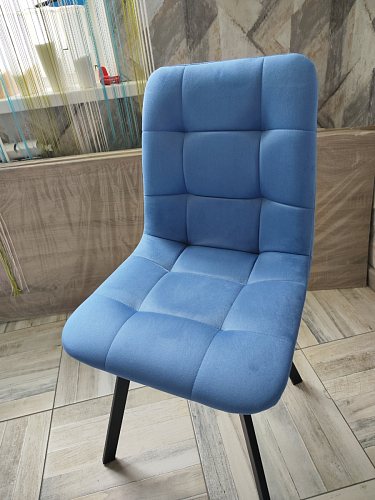 Стул на металлокаркасе Чилли бирюзовый / черный фото покупателя 969