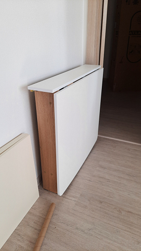 Стол обеденный раздвижной СтК7 дуб молочный фото покупателя 65