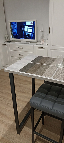 Барная стойка Дилан Лофт 120х50х90 бетон фото покупателя 144