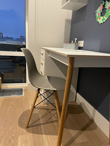 Пластиковый стул Eames PC-015 желтый фото покупателя 221