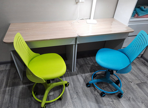 Компьютерное кресло Kiddy/Кидди бирюзовое ткань (сетка) фото покупателя 34