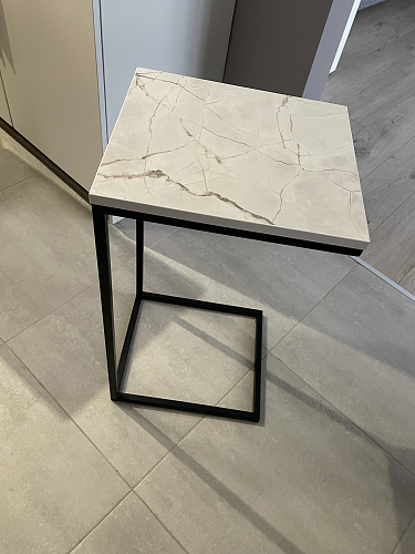 Журнальный столик Геркулес серый мрамор фото покупателя 1