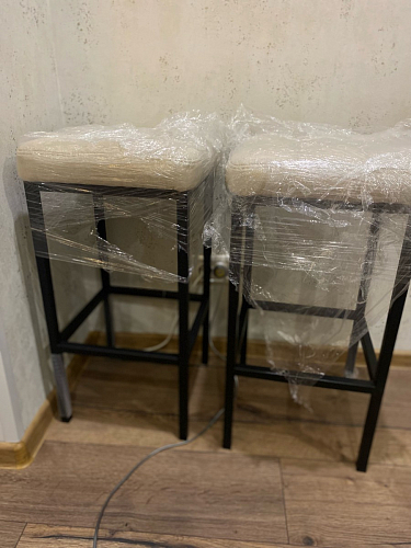 Барный стул Лофт катания минт / белый матовый фото покупателя 139