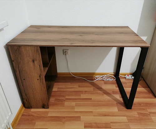 Письменный стол Битти Лофт 116х60х75 креатель / черный матовый фото покупателя 137