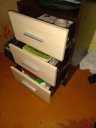 Стол компьютерный КСТ-16 бетон / белый фото покупателя 84