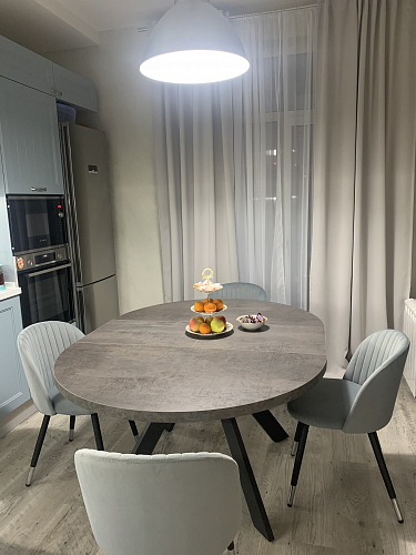 Стул на металлокаркасе Gabi 1 light purple / black фото покупателя 1