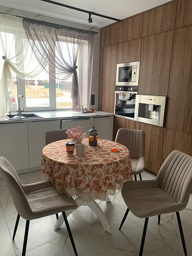 Стул на металлокаркасе Седа К кирпичный / черный фото покупателя 272