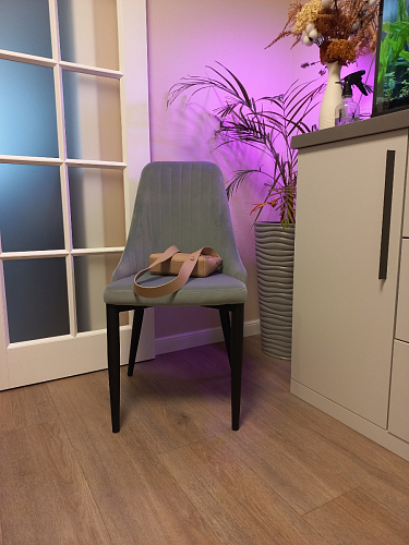 Стул на металлокаркасе Kora black / gray фото покупателя 297