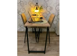 Барная стойка Дилан Лофт 120х40х90 бетон светлый фото покупателя 204