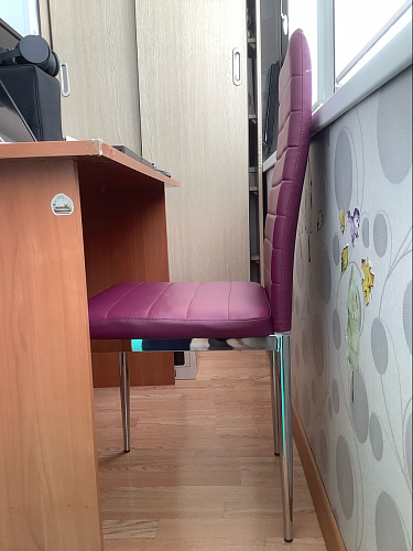 Стул на металлокаркасе DC2-001 purple фото покупателя 30