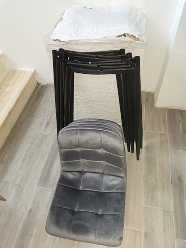 Барный стул Chio dark beige / black фото покупателя 7