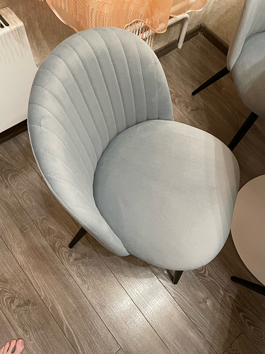 Стул на металлокаркасе Gabi gray / black фото покупателя 907