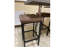 Барный стул Лофт кожзам d1 / черный матовый фото покупателя 94