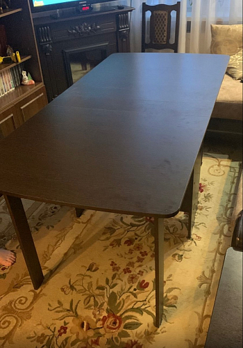 Стол обеденный раздвижной СтК7 венге фото покупателя 80