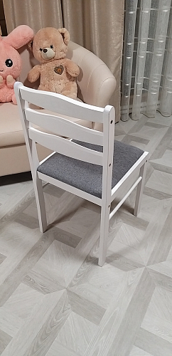 Стул деревянный Camel white / light grey фото покупателя 3