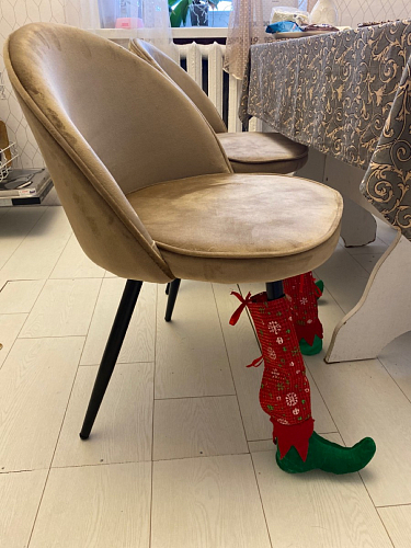 Стул на металлокаркасе Dodo khaki фото покупателя 10