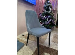 Стул на металлокаркасе Kora gray / black фото покупателя 30