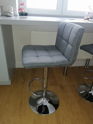 Барный стул Paskal коричневый / черный фото покупателя 11