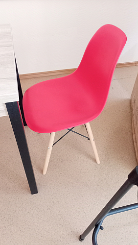 Стул Hames бирюзовый / деревянный каркас фото покупателя 3