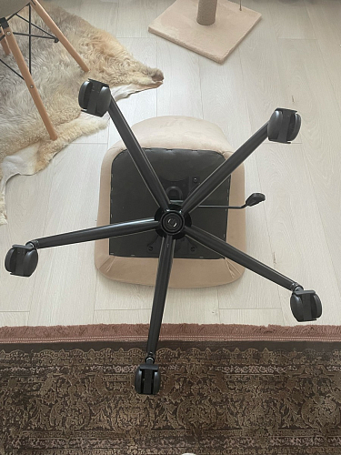 Компьютерное кресло Честер кирпичный / черный фото покупателя 70