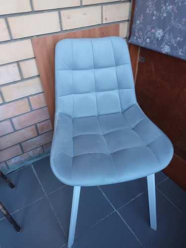 Стул на металлокаркасе Челси бирюзовый / черный фото покупателя 59
