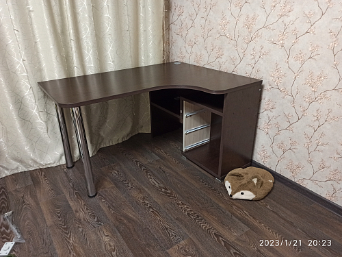 Письменный стол Жаспера-132-130 В левый венге фото покупателя 9