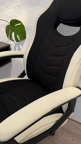 Компьютерное кресло Gamer черное / бежевое фото покупателя 76