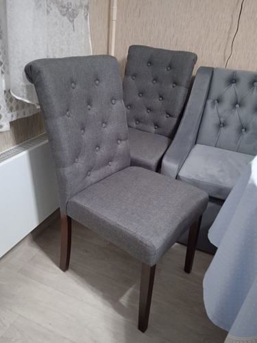 Стул Amelia dark walnut / fabric grey фото покупателя 4