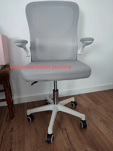 Компьютерное кресло Konfi blue / white фото покупателя 2
