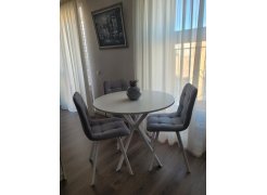 Стул на металлокаркасе Чилли светло-серый / черный фото покупателя 43