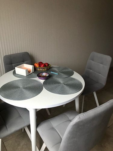 Деревянный стул Челси 360 светло-серый (zd 960) / светлое дерево фото покупателя 120