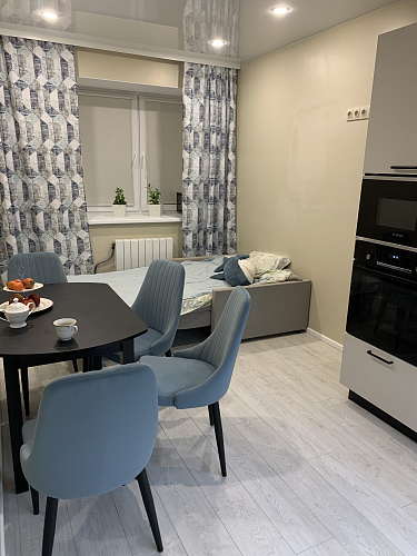 Стул на металлокаркасе Kora light blue / white фото покупателя 482