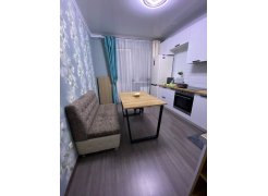 Деревянный стол Лота Лофт 120(160)х75 черный матовый / бетон светлый фото покупателя 546