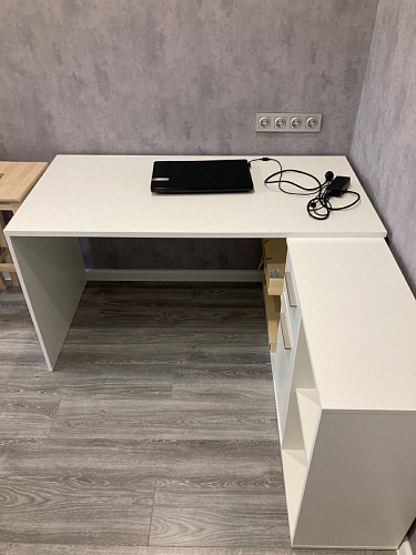 Письменный стол Лайт 03.245F белый гладкий 101 фото покупателя 157