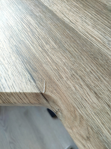 Компьютерный стол Маркос 140х80 голубой / черный фото покупателя 12