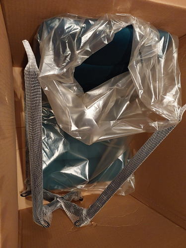 Стул на металлокаркасе Чилли бирюзовый / черный фото покупателя 870