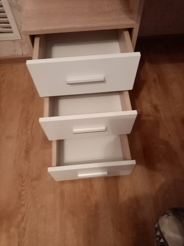 Письменный стол КСТ-16 левый венге / беленый дуб фото покупателя 63