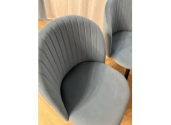 Стул на металлокаркасе Gabi 1 gray / black фото покупателя 127