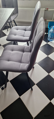 Комплект стульев Чилли 2 шт бежевый / черный фото покупателя 658