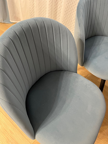 Стул на металлокаркасе Gabi 1 light purple / black фото покупателя 127