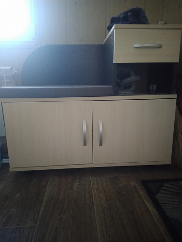 Обувница Аврора дуб млечный / венге фото покупателя 63