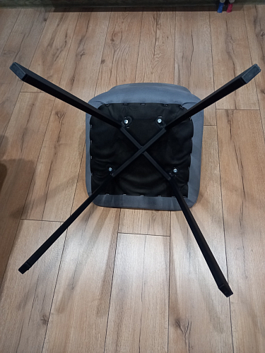 Стул на металлокаркасе Чилли бежевый / белый каркас фото покупателя 783