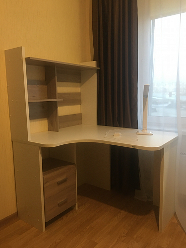 Стол компьютерный с надстройкой 100 х 120 см угловой нельсон левый фото покупателя 3