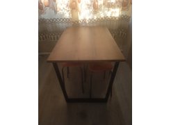 Стол Лота Лофт 140 25 мм юта / белый матовый фото покупателя 485