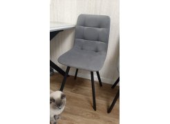 Стул на металлокаркасе Чилли горчичный / белый фото покупателя 217