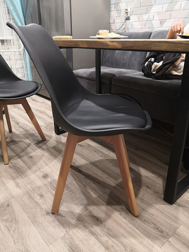 Деревянный стул Bonuss dark gray фото покупателя 110