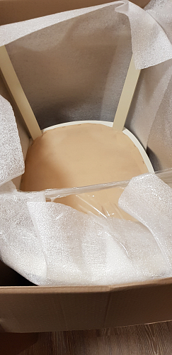 Стул Клето патина серебро / черный фото покупателя 14