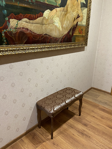 Банкетка Амадео орех / бежевый фото покупателя 2